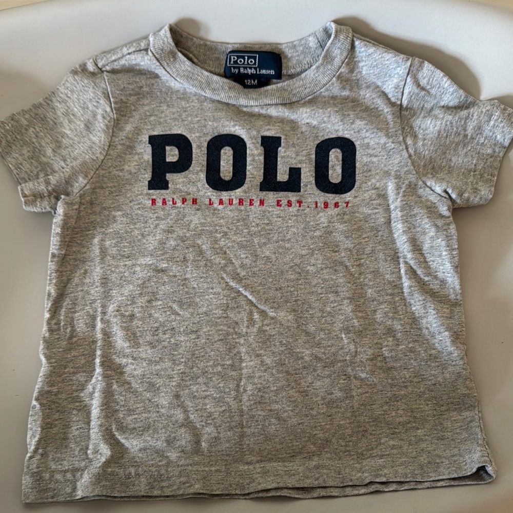 Polo by Ralph Lauren Gray Short Sleeve Tee